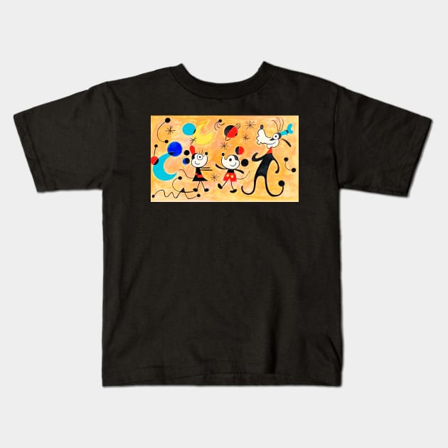 Joan Miro Kids T-Shirt by marielaa69